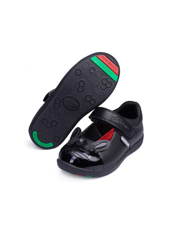 Buy TOEZONE Black Bunny School Shoe 8 Infant Shoes Argos