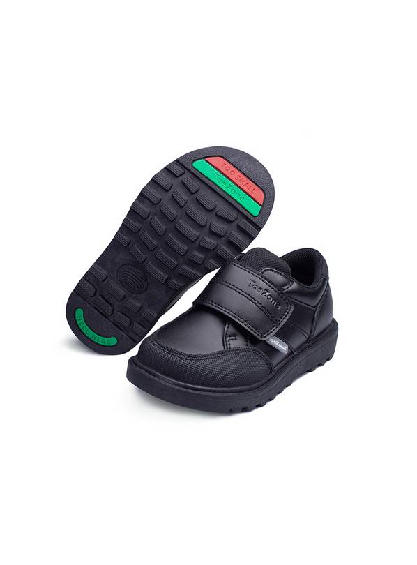 ToeZone® Black Wallaby School Shoe - 10 Infant