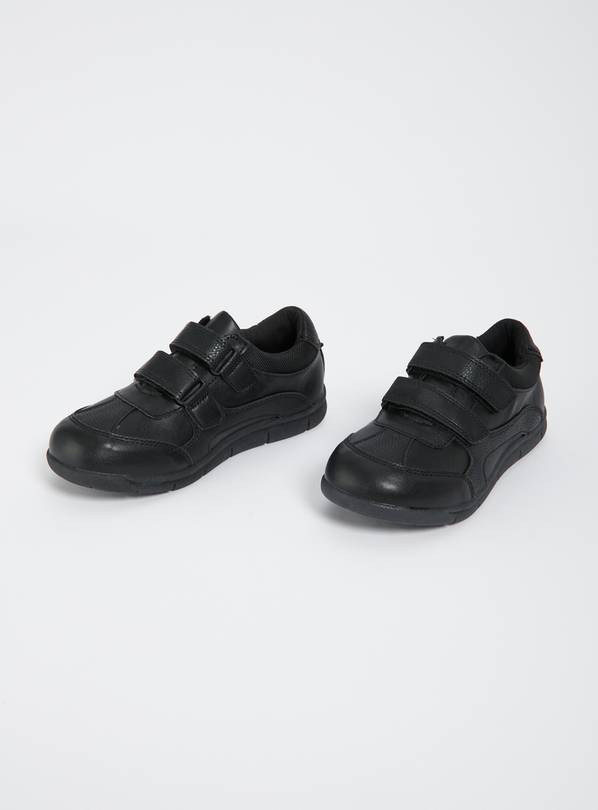 Buy Black Double Strap Shoes - 6 Infant | Boys school shoes | Argos