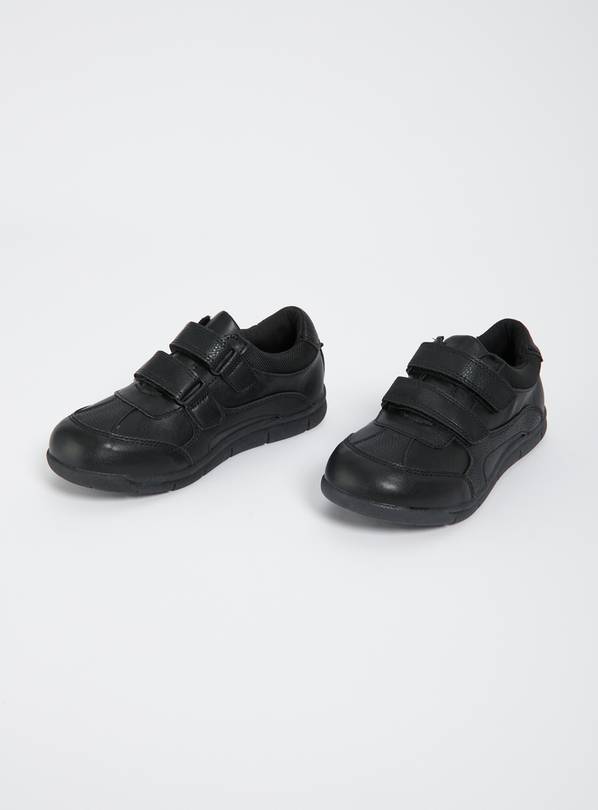 Black Double Strap Shoes - 10 Infant