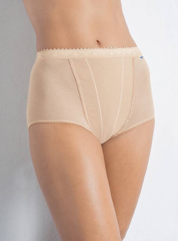 Buy SLOGGI Beige Control Maxi Knickers 2 pack 14