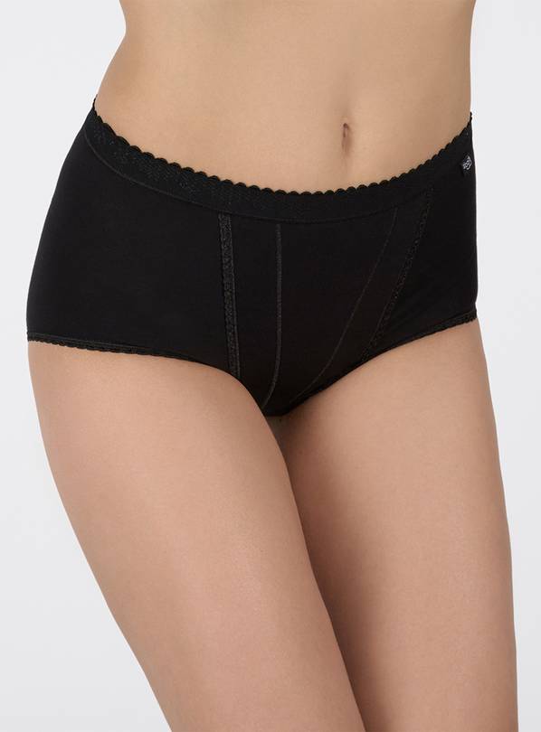 Sloggi Maxi Brief 2 Pack - Black - Curvy