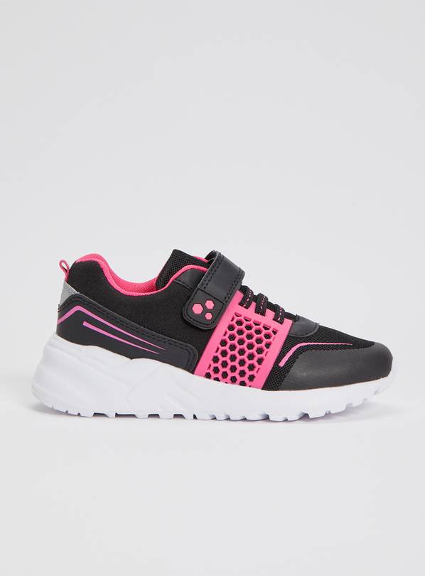 Pink and black chunky hot sale trainers