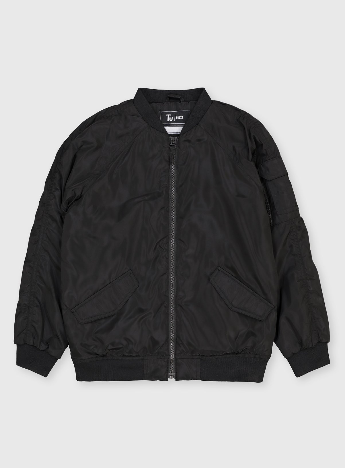 TEEN Black Sheen Bomber Jacket review