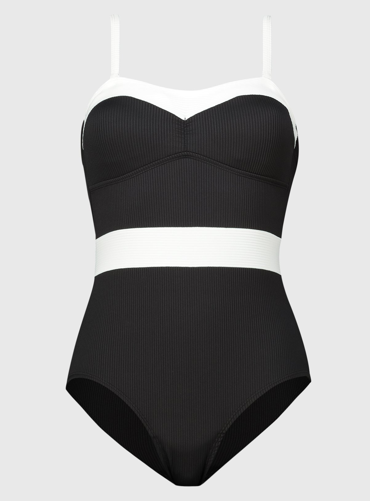 sku: Recycled Black Colourblock Suit All Season:Black:10 - Image 3 thumbnail