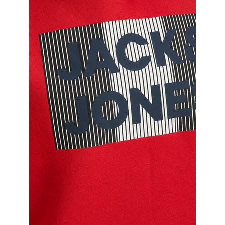 JACK & JONES Junior Red Logo Hoodie - 7-8 years