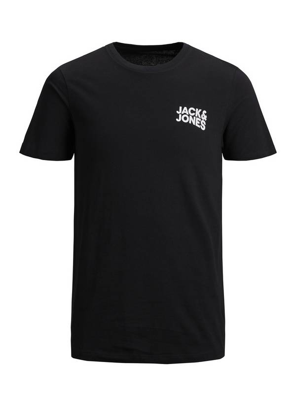 JACK & JONES Junior Black Logo T-Shirt - 13-14 years