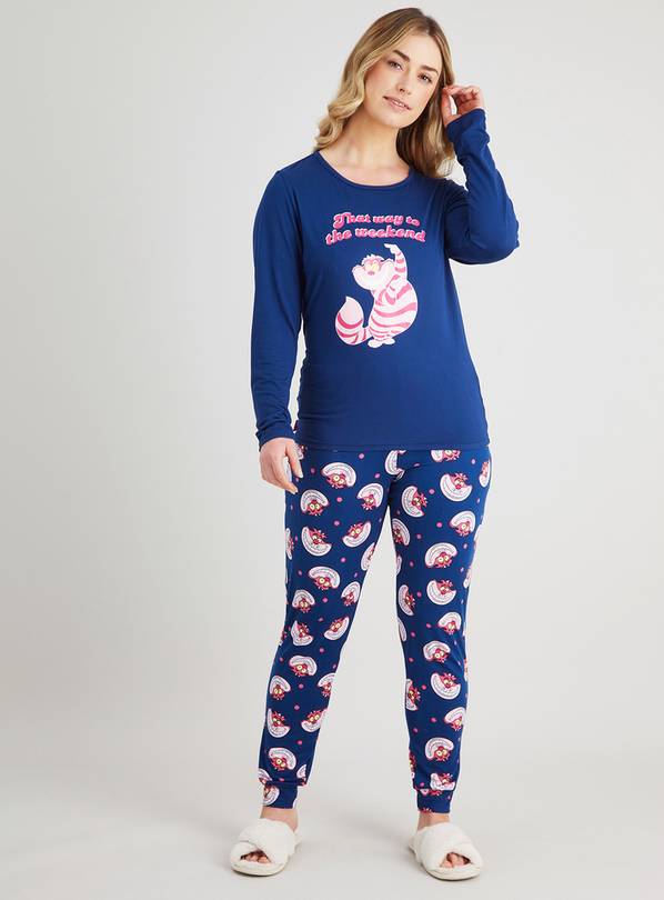 Buy Disney Cheshire Cat Navy Pyjamas 6 Loungewear Argos