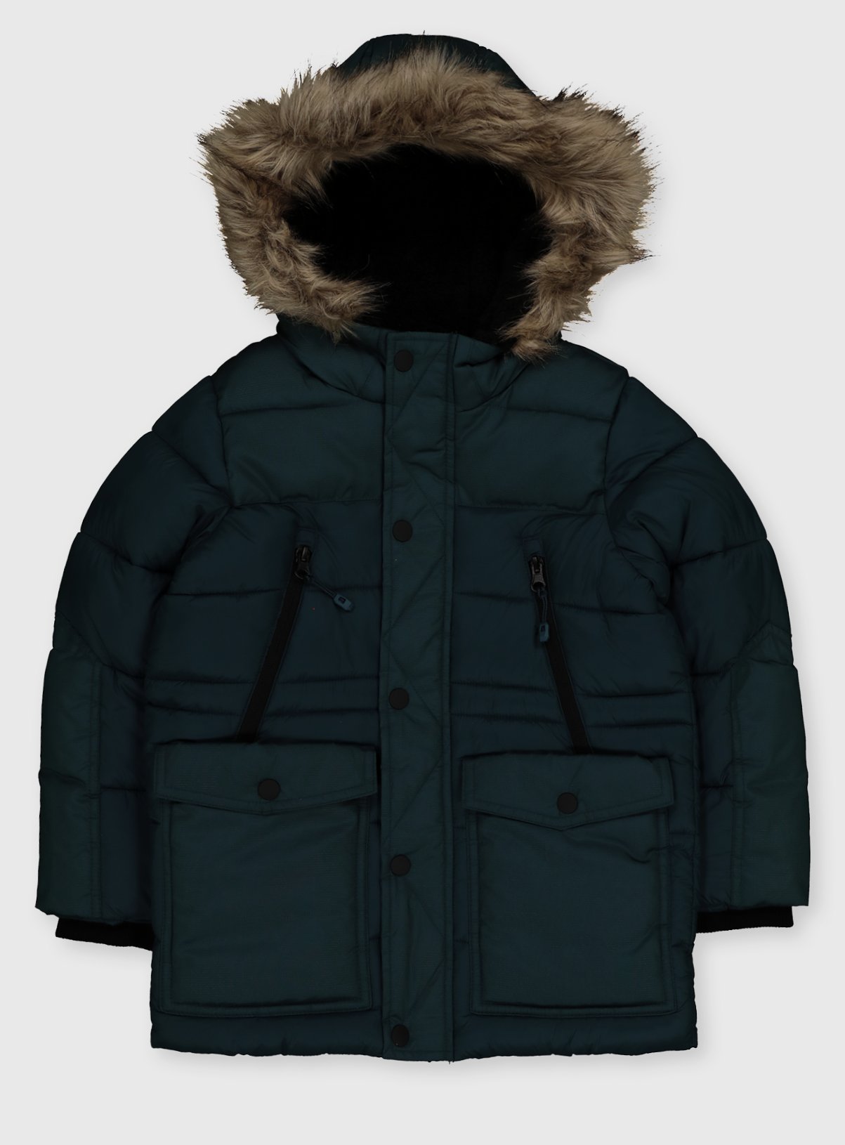 Teal Padded Parka Coat review