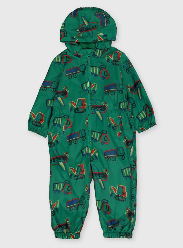 Fleece Lined Puddle Suit Sainsbury's Dinosaur Puddle Suit Tu