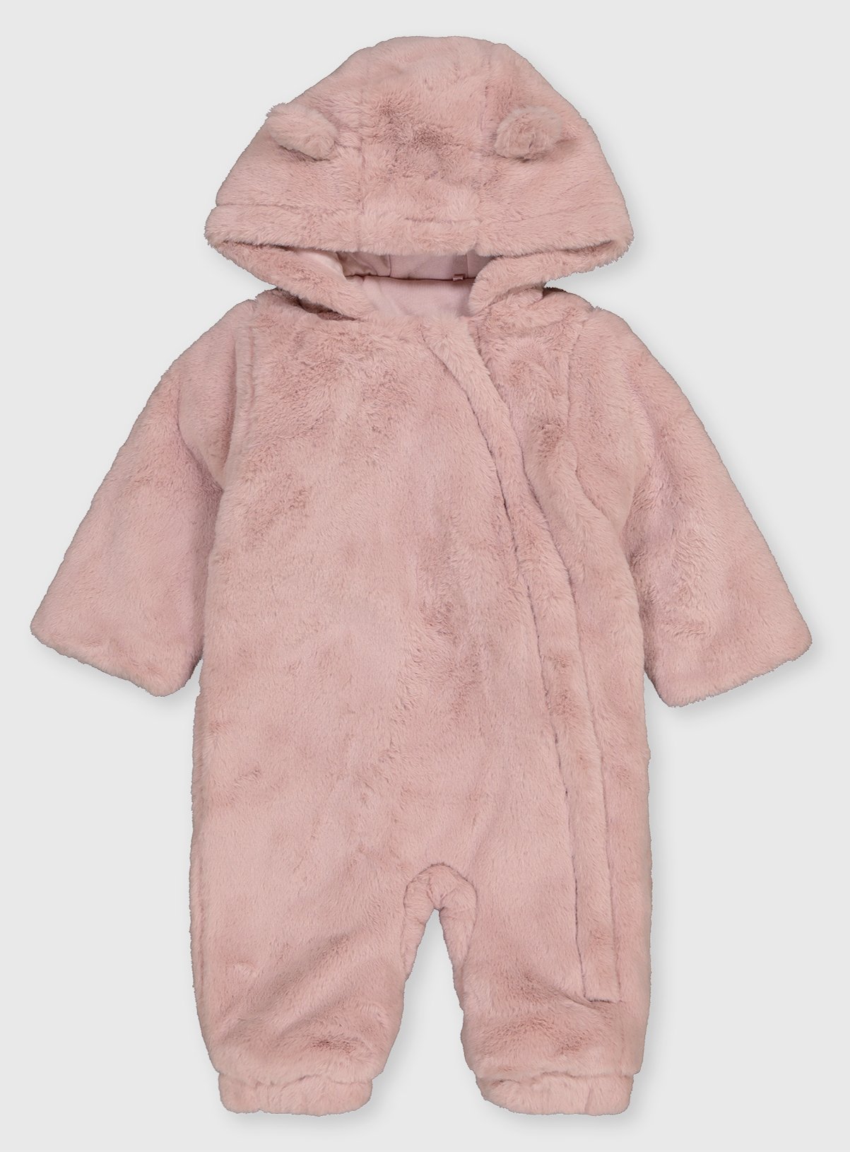 Pink Faux Fur Pramsuit review