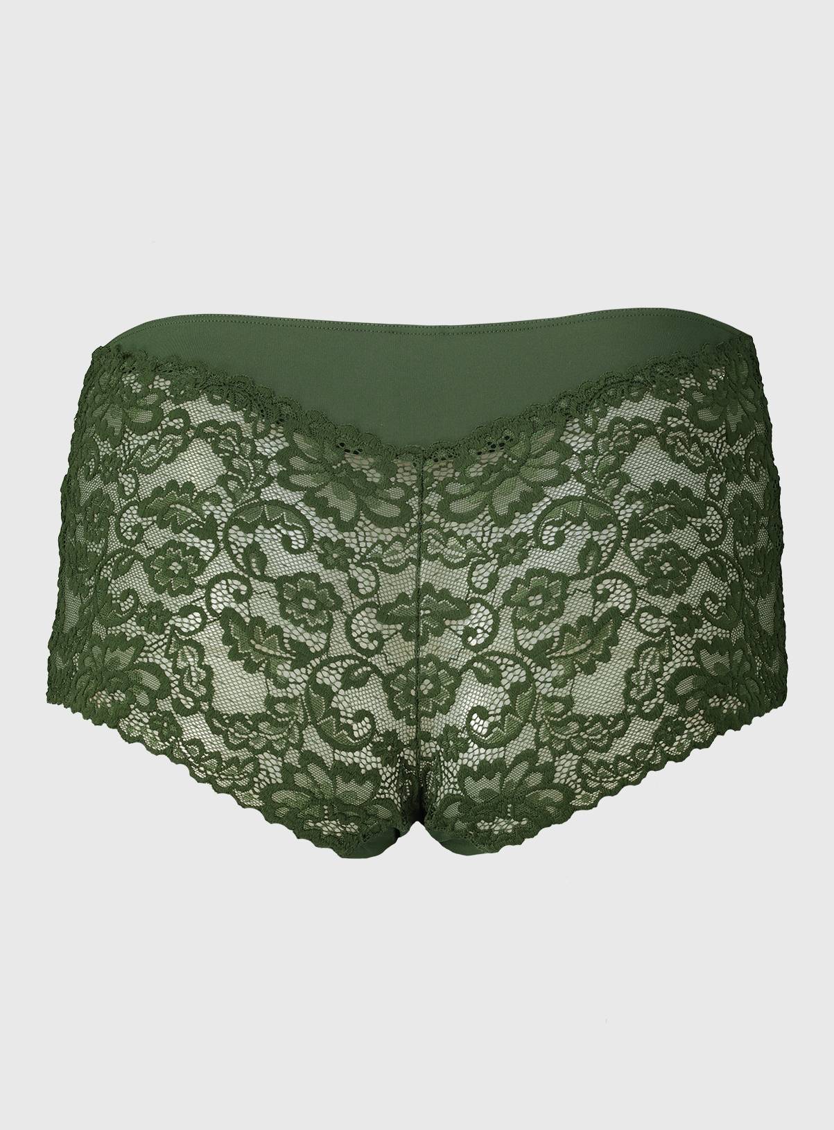 sku 3pk Wide Galloon Short Lisa Lace:Purple:16 - Image 3
