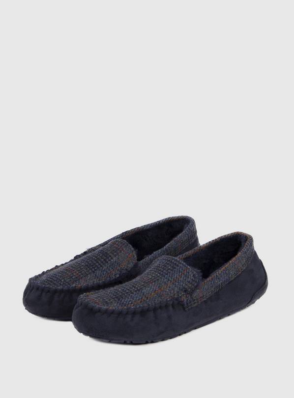 Buy Navy Moccasin Slippers 9 Accessories Tu