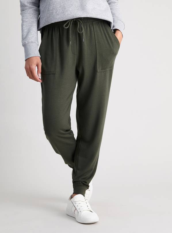 Buy Khaki Patch Pocket Joggers 12 Trousers Argos