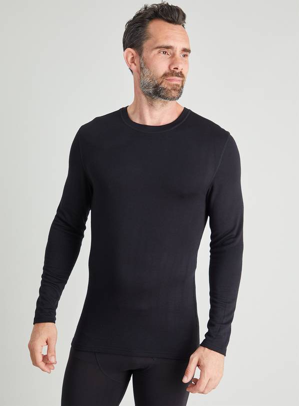 Buy Black 'Maximum Warmth' Thermal Long Sleeve Top - XS | Sportswear ...