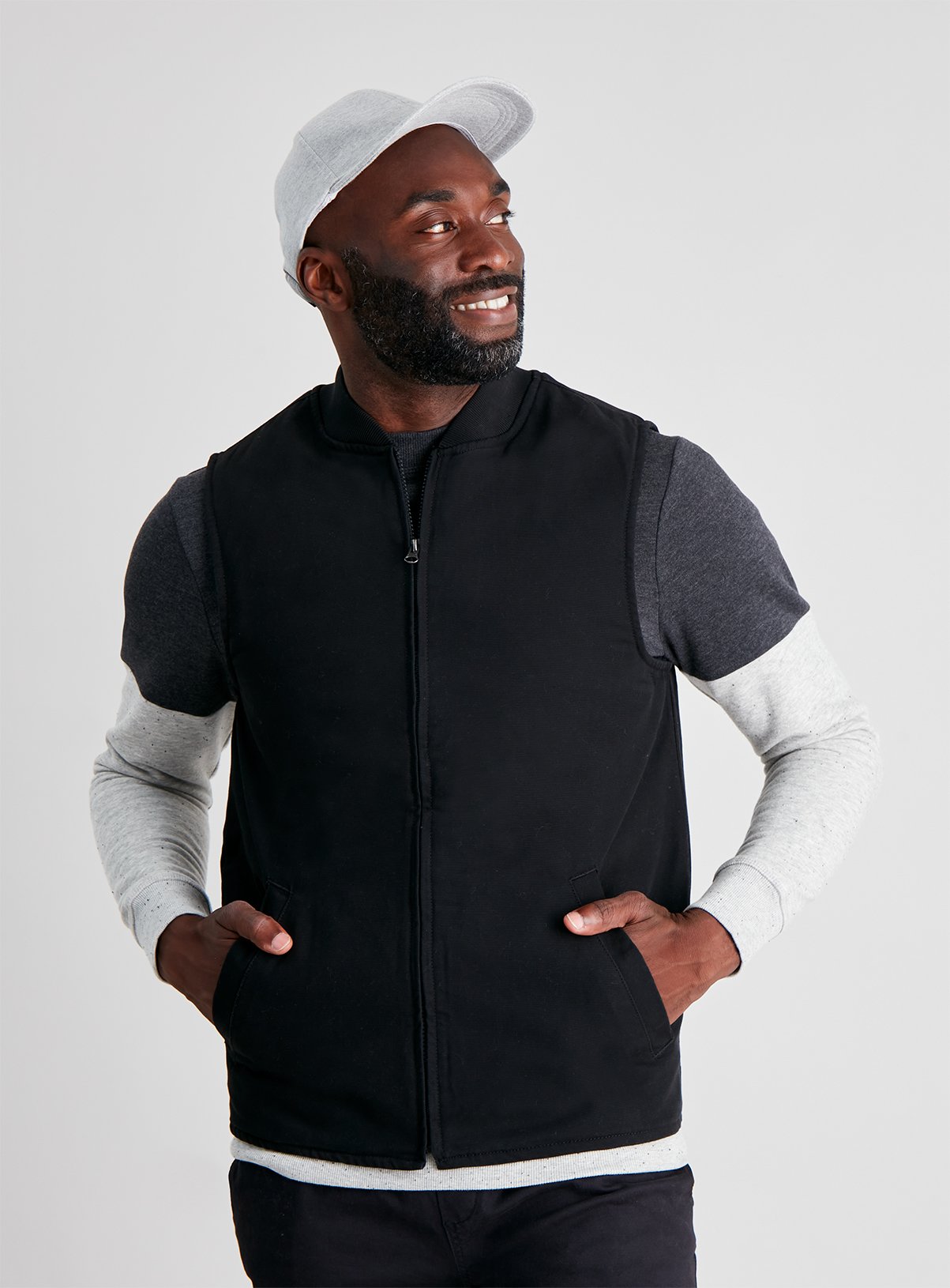 Black Cotton Canvas Gilet review