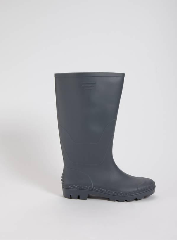 Buy Grey Wellies 10 Boots and wellies Argos