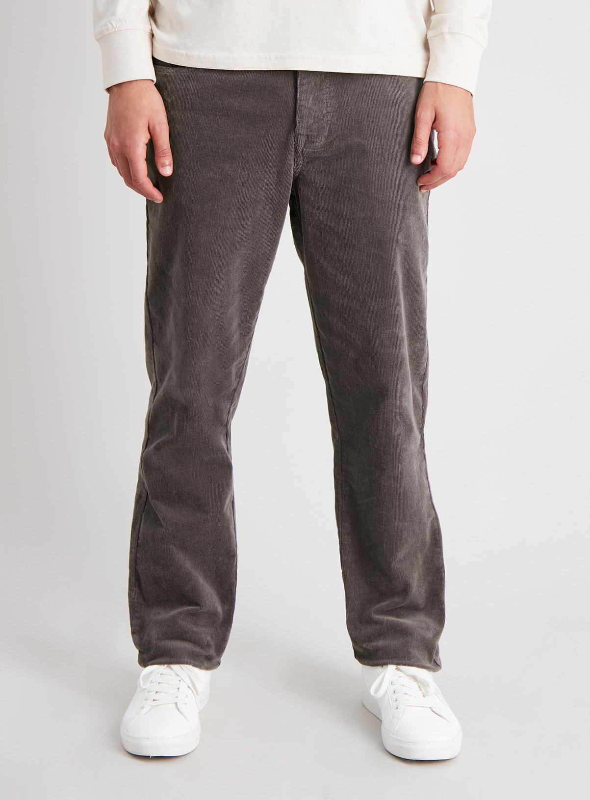 mens grey cord jeans