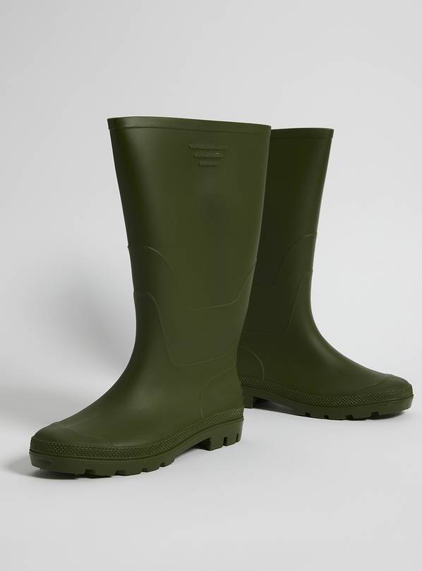 Buy Khaki Wellies - 11 | Boots and wellies | Argos
