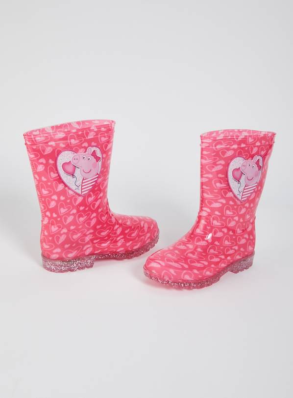 Peppa Pig Pink Light Up Wellies - 10 Infant
