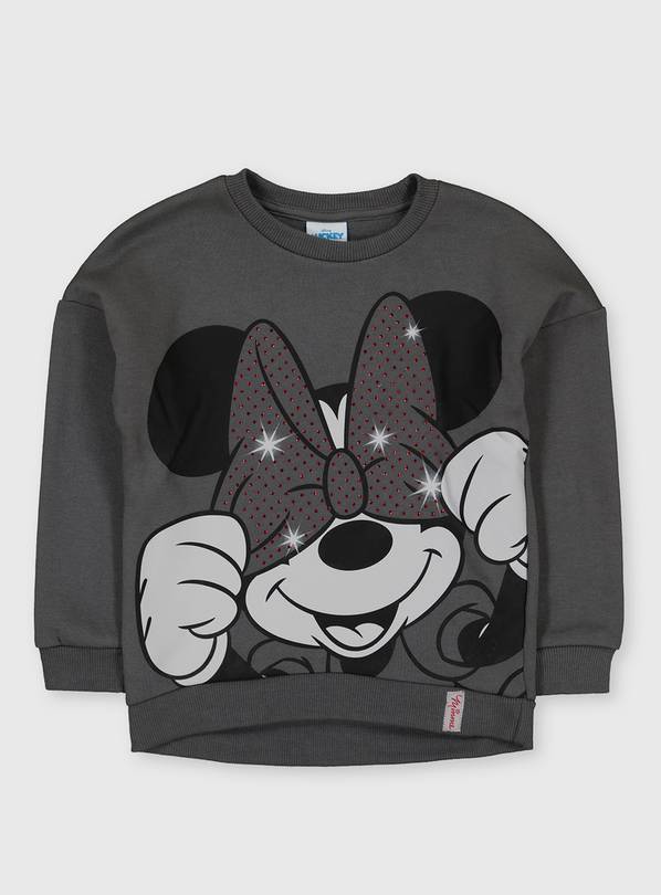 Disney Minnie Mouse Charcoal Sweatshirt - 5 years