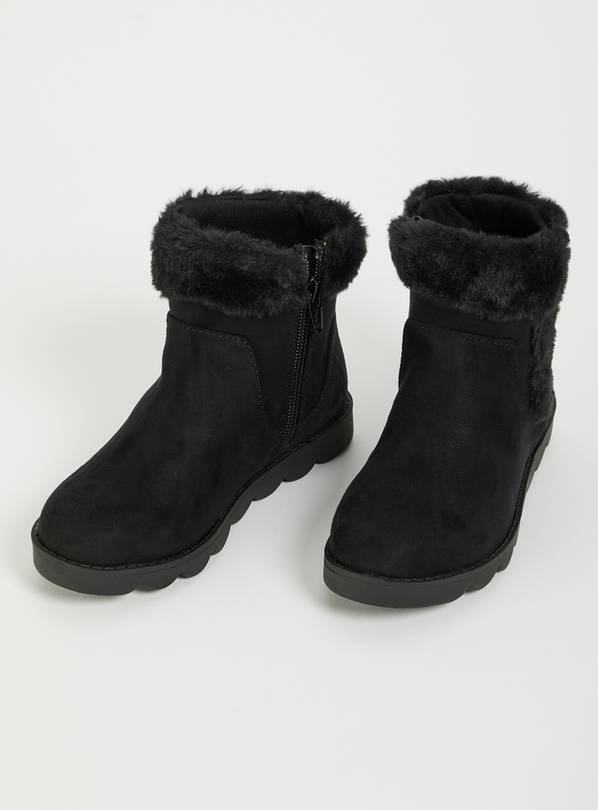 Bubbles Fashion Women Winter Faux Fur Snow Suede Boots 