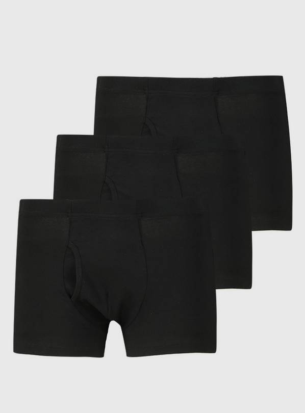 Black Trunks 3 Pack - XL