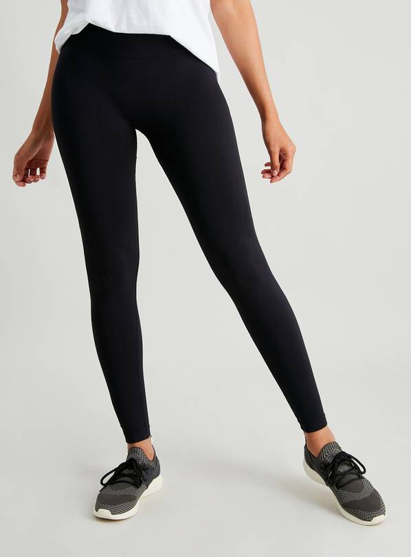 Buy Active Black Seamless Leggings - L | Leggings | Tu