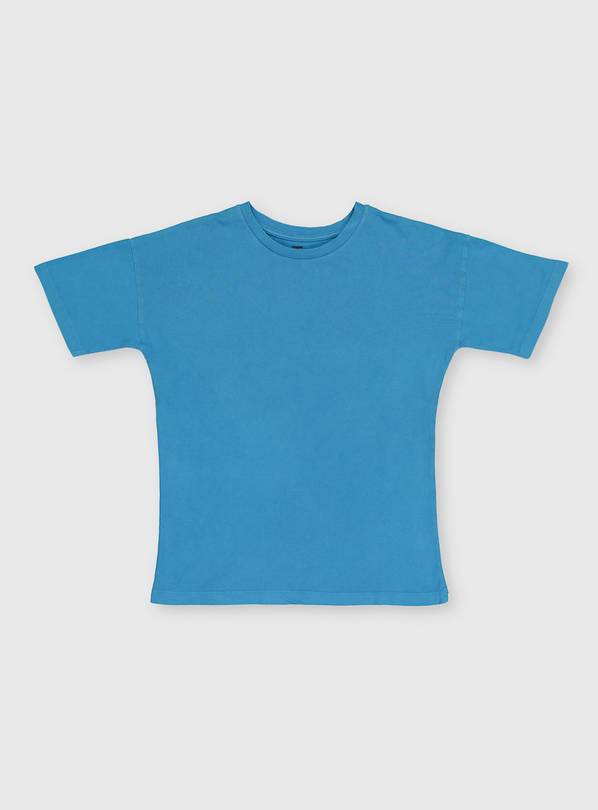 TEEN Blue Acid Wash T-Shirt - 11 years