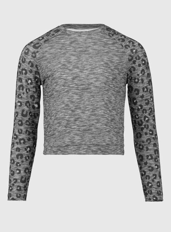 Active Leopard Print Sports Top - 7 years