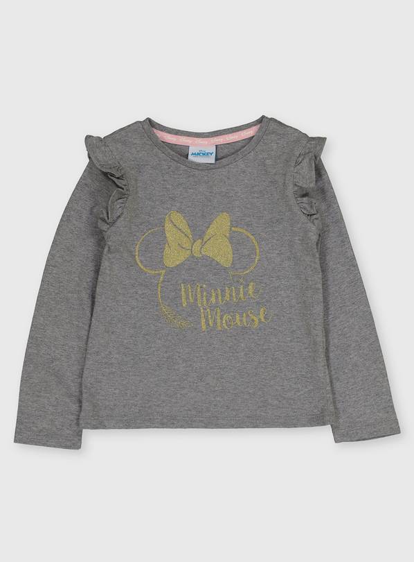 Disney Minnie Grey Top - 1-1.5 years