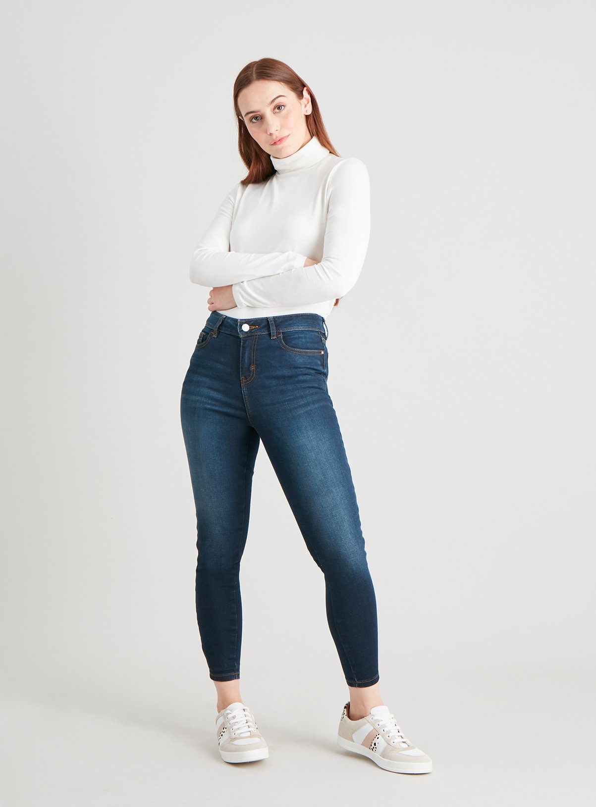 petite dark wash jeans