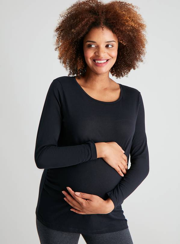 Buy MATERNITY Black Long Sleeve TShirt 8 Maternity clothes Argos