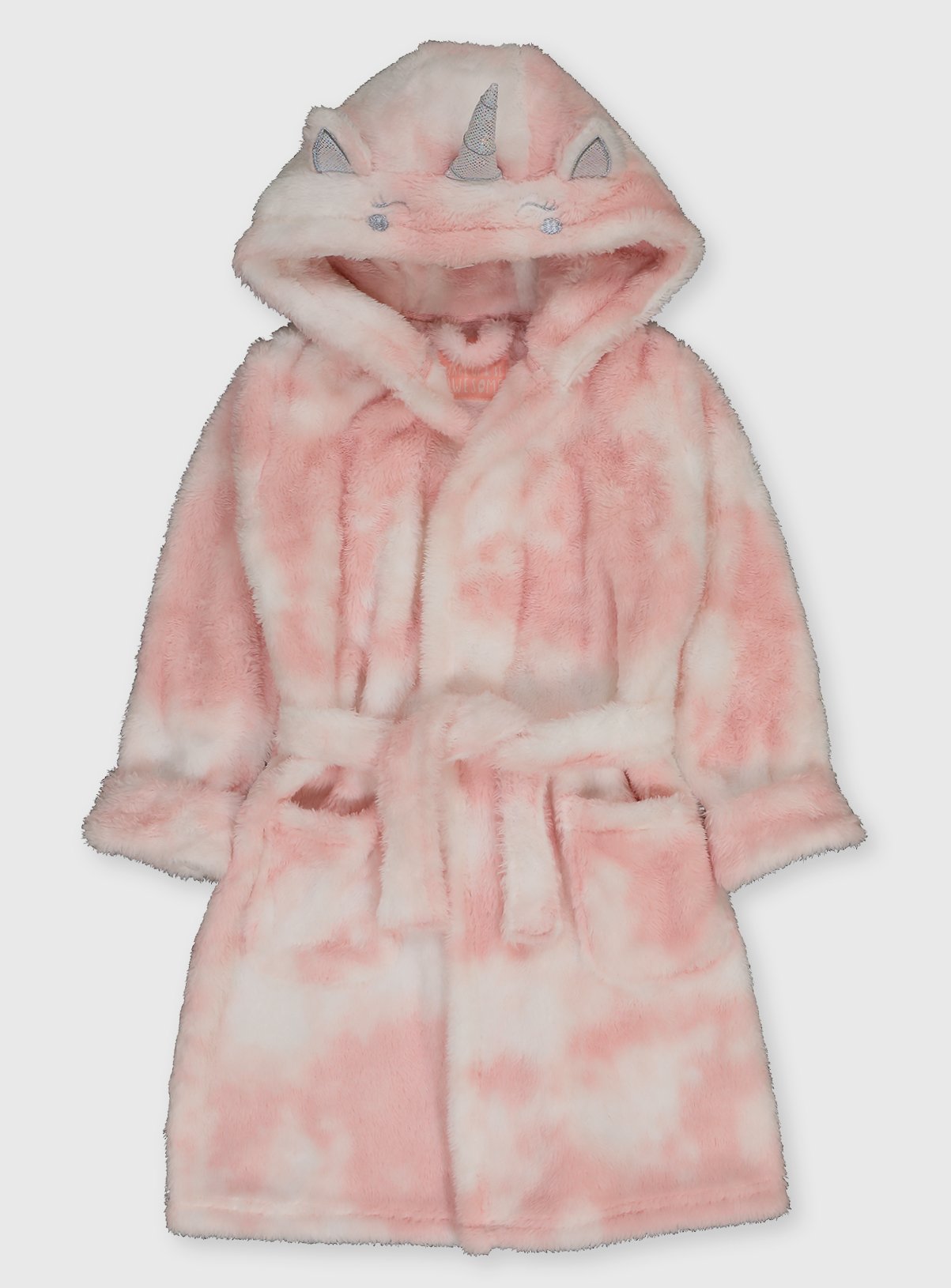 pink unicorn dressing gown