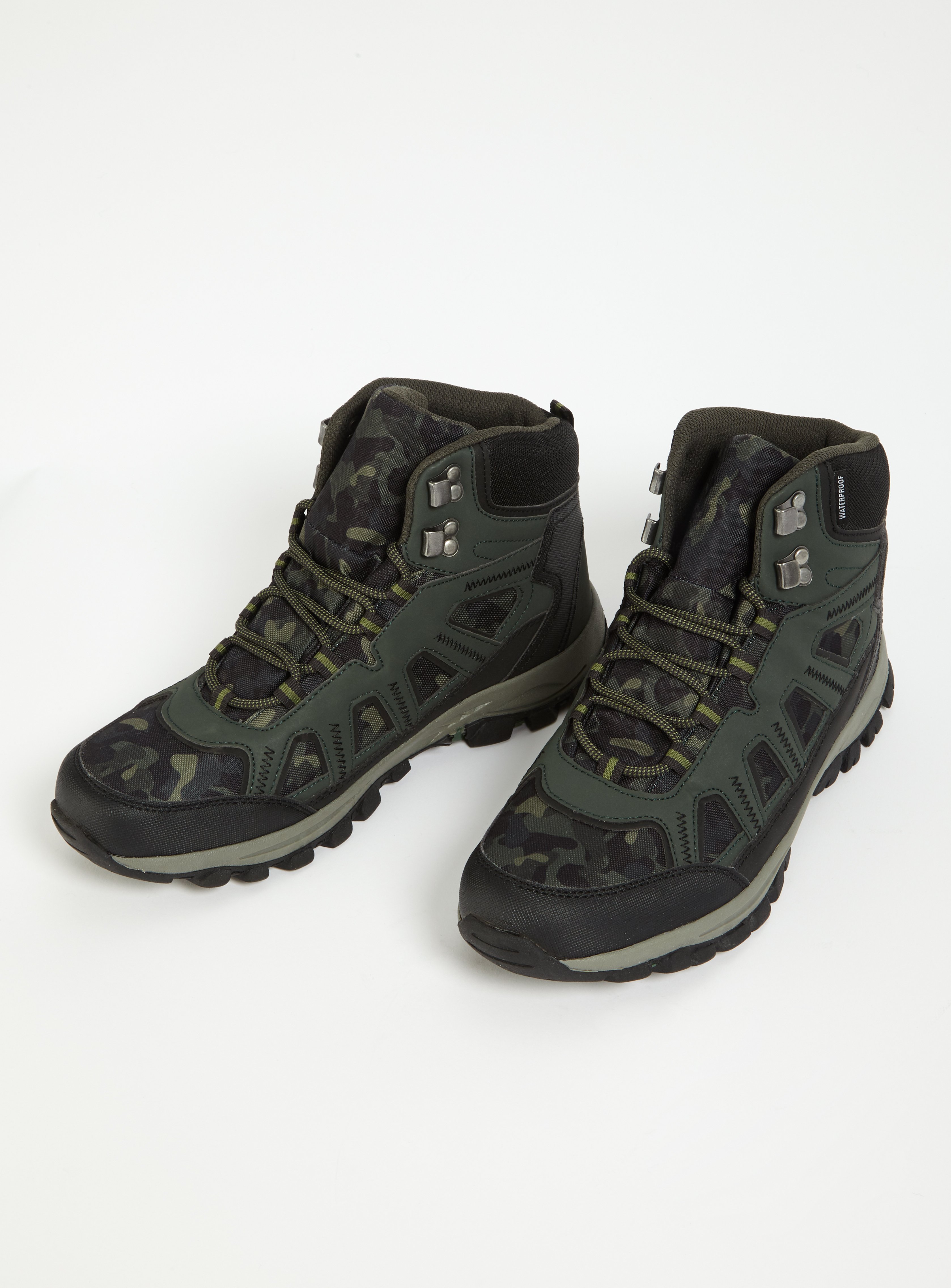 Men's Family Grey Camo Waterproof Hiker Boots review