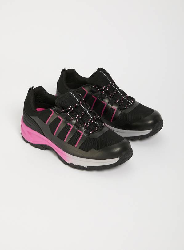 Women's Family Black Waterproof Hiker Shoes - 5