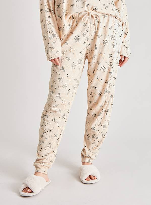 Oatmeal Star Print Coord Pyjama Bottoms - 26