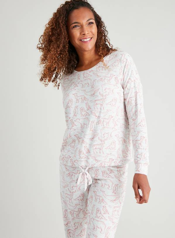 Women's Family Arctic Animals Soft Knit Pyjamas - 22
