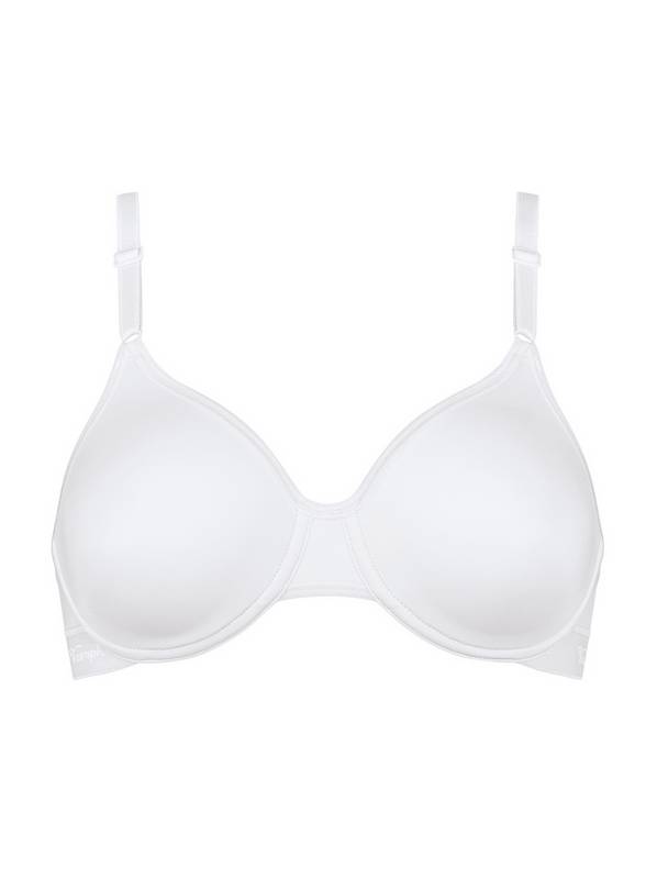 TRIUMPH White Micro Fun Underwired Bra 32B