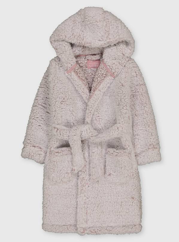 Pink Fluffy Dressing Gown - 1.5-2 years