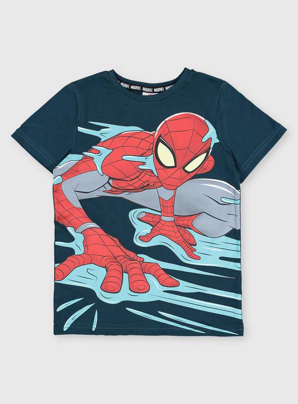 Marvel Spider-Man Teal T-Shirt - 5 years