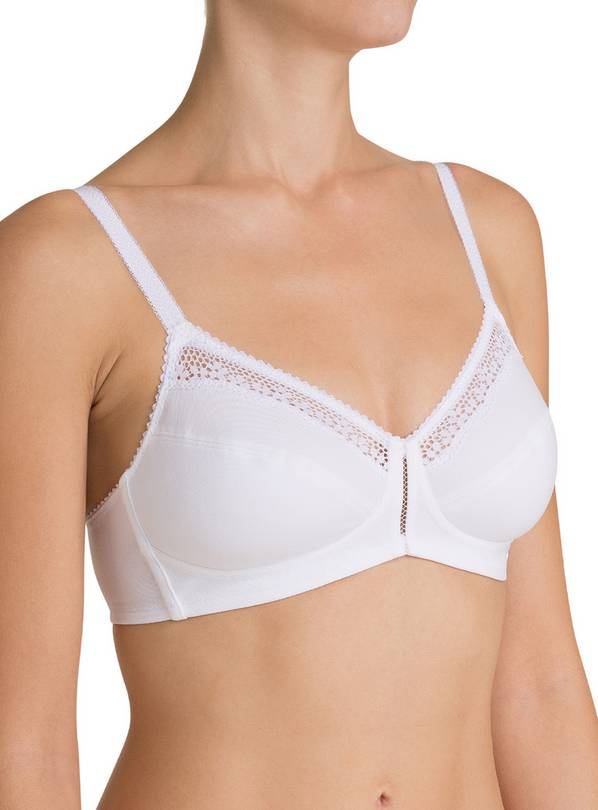 Buy TRIUMPH White Cotton Beauty Bra 42B Bras Argos