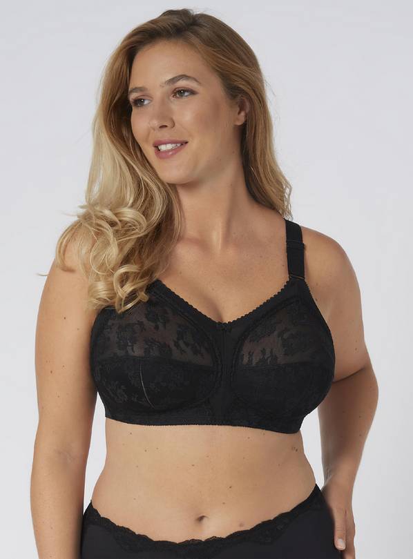 Buy TRIUMPH Black Doreen Bra - 38E | Bras | Argos