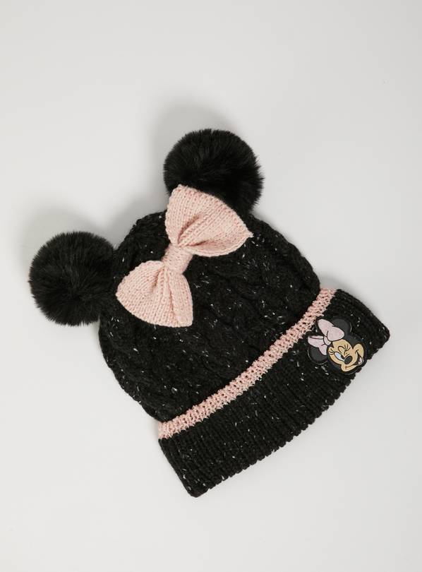 Disney Minnie Mouse Pom Pom Beanie Hat - 1-2 years