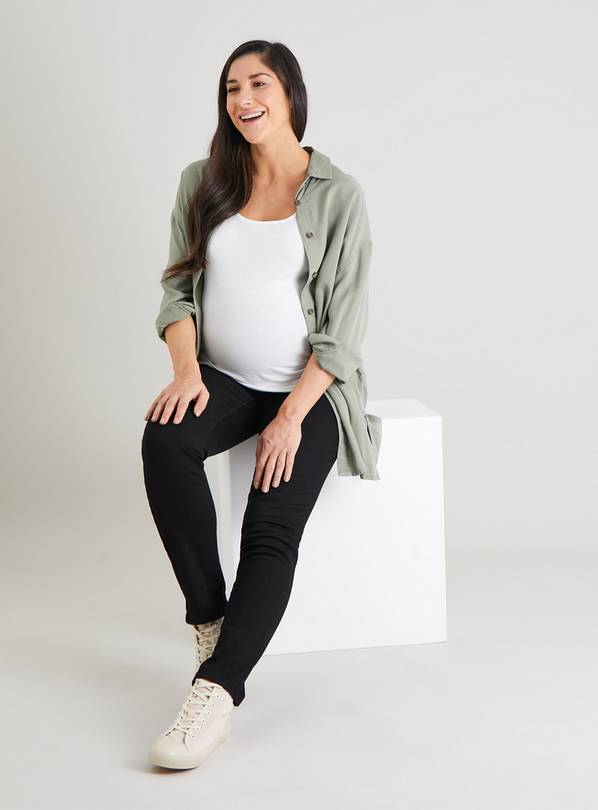 Buy MATERNITY Girlfriend Black Jeans 10 Maternity clothes Argos