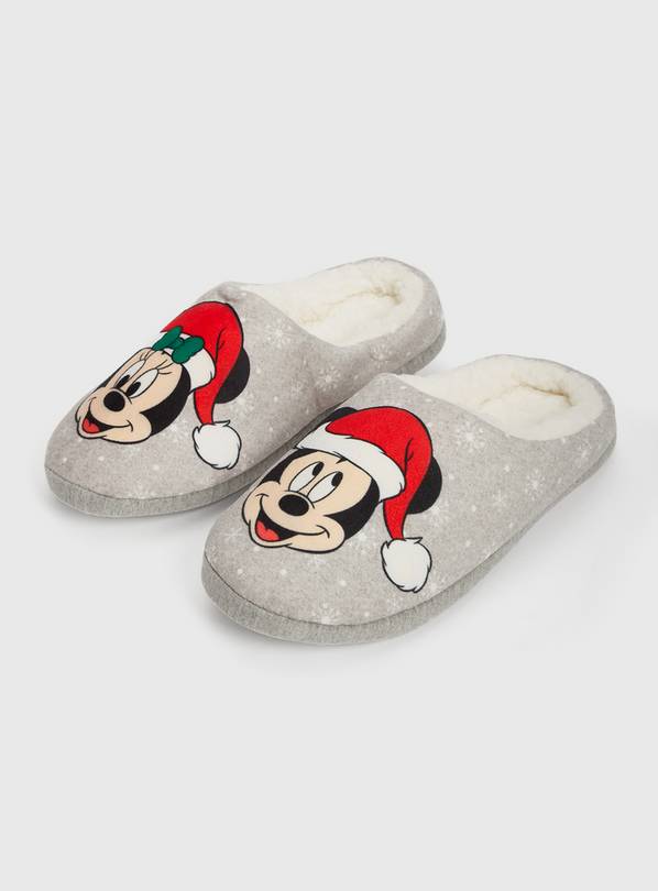 Christmas Disney & Friends Borg Mule Slippers L