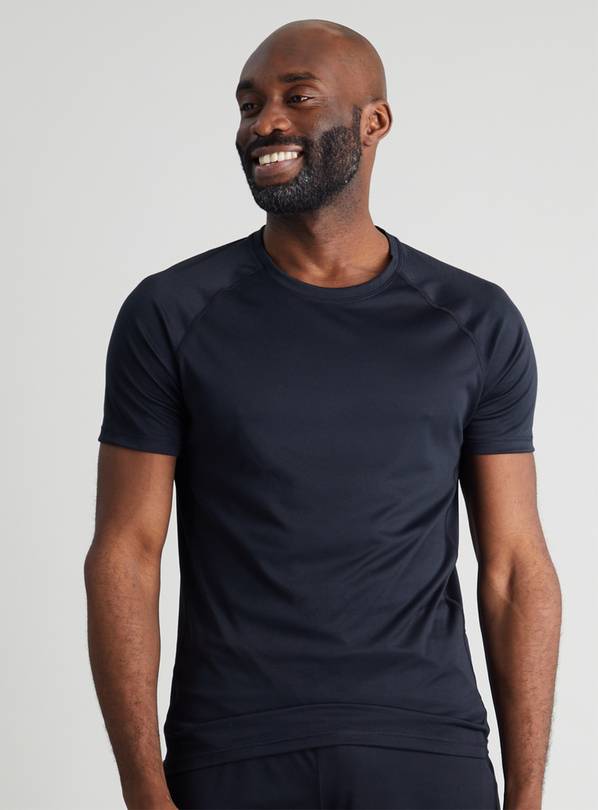 Buy Active Black Moisture Wicking T-Shirt - XL | Sportswear | Argos