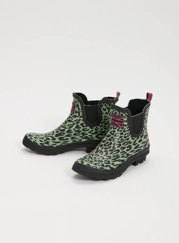 Buy Animal Print Chelsea Boot Wellies - 6 | Wellies | Argos