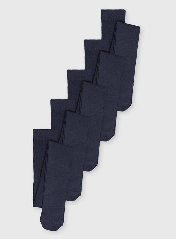 Asda navy outlet school tights