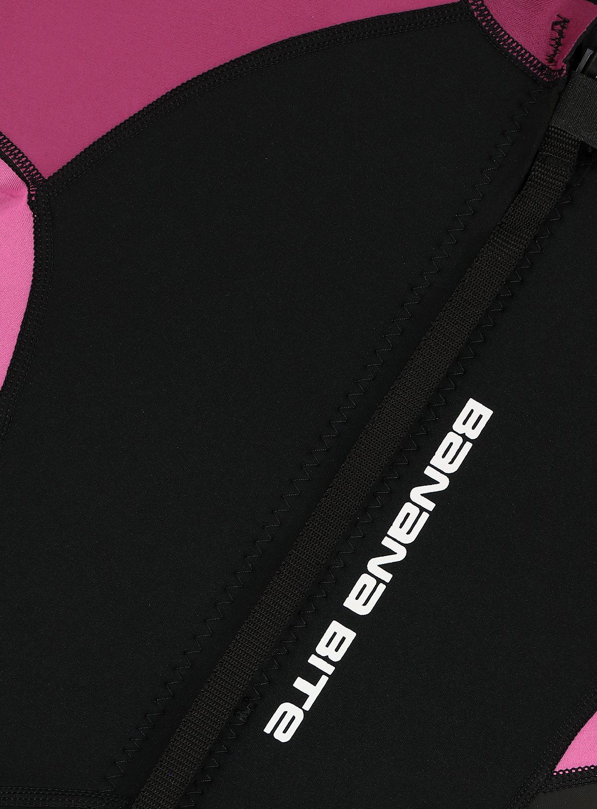 Kids' Short Sleeve Black & Pink Wetsuit  7-8 years - Image 2 thumbnail